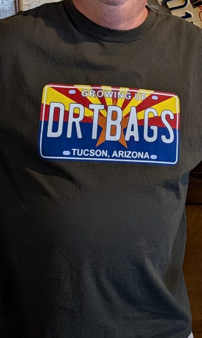 Dirtbag’s License Plate Shirt
